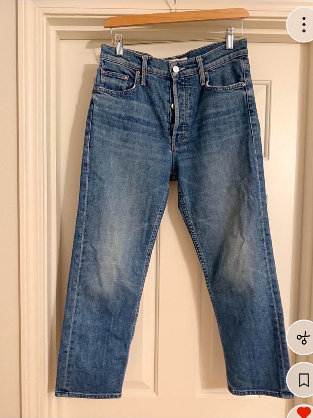 MOTHER Tom Cat Straight-Leg Jeans 29 - Picture 2 of 7